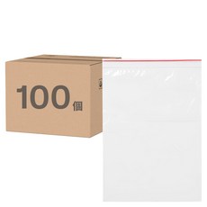 PE 夾鏈袋 加厚款, 8號(240 x 170mm), 100個裝, 1包