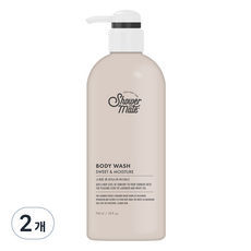 Shower mate 甜甜滋潤沐浴露 薰衣草白茶香, 750ml, 2瓶