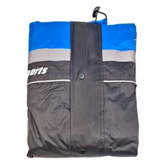 Moto cap 鈦鴻 M203 勁裝版 運動風雨衣, 藍色