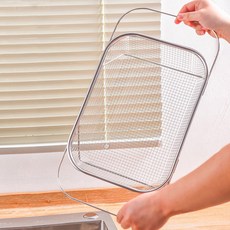 Kitchen Awesome 304全不鏽鋼可伸縮水槽瀝水籃 特大, 單一顏色, 1層, 1個