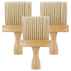 QIDINA 多功能除塵超軟毛萬用除塵毛刷, 咖啡色, 3個