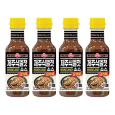 오뚜기 삼겹살 제주식 멜젓소스, 325g, 4개