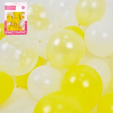 PARTYSHOW 活動佈置氣球 50入, 黃色派對款, 1包