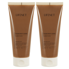 LIFENET 溫和蜜糖身體磨砂膏 依蘭伊蘭, 200g, 2個
