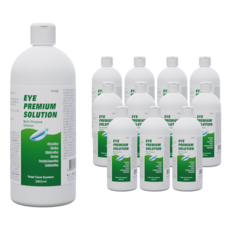 휴먼바이오 아이프리미엄 솔루션 렌즈 세정액, 360ml, 12개