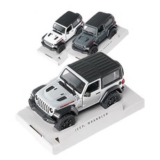 KiNSMAR 2018 Jeep Wrangler 硬頂 灰色 模型 隨機出貨, 3個