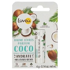 Lovea 乳油木椰子香護唇膏 4g｜滋潤保濕、預防乾裂, 椰子香, 1條