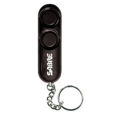 SABRE 沙豹120高分貝隨身警報器 黑色, 1個