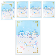 sun-star A4兩用封口L型資料夾, 藍色, 6個