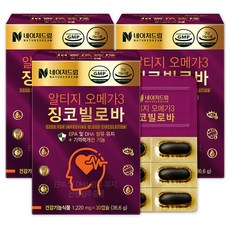 네이처드림 알티지오메가3 징코빌로바, 3개, 36.6g