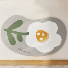 P31 防滑簡約花朵地墊 40 x 60 cm, 2, 1個