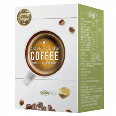 COFFCO kafo 防彈綠咖啡, 10g, 7包, 1盒