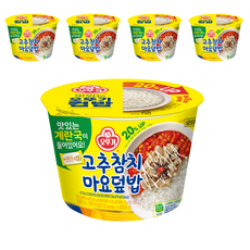 오뚜기 컵밥 고추참치마요덮밥 즉석국, 285.5g, 5개
