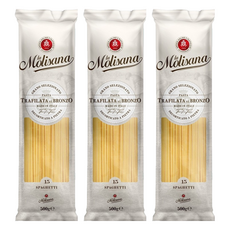 la Molisana 茉莉 石臼碾磨 義大利直麵 NO.15, 嚴選杜蘭小麥研磨, 銅模壓製技術, 高含量蛋白質, 500g, 3包