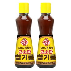 오뚜기 고소한 참기름 병, 160ml, 2개