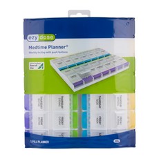 ezydose 藥盒 7日+4次 藥盒 按鈕型, 1個