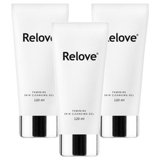 Relove 胺基酸私密潔淨凝露, 3條, 120ml