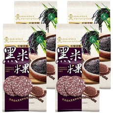 旺旺 黑米米果紅藜口味 126g*4包, 嚴選在地食材, 非油炸, 無添加, 獨立包裝