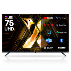 이노스 4K UHD QLED LED 구글 3.0 스마트 TV 방문설치, 190.5cm, X75 QLED, 무타공 벽걸이형(추가비용발생)