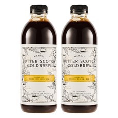 마르니스 버터스카치 콜드브루 원액, 1L, 1개입, 2개