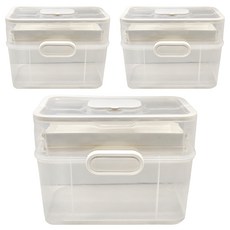 透明醫藥箱 大號 1人, 3個