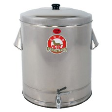 生旺 單層茶桶 金馬 35cm 304不鏽鋼, 白鐵色, 37L, 1個