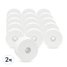 Morning Dew天然紙漿3層大捲衛生紙 130m, 100m, 16捲, 2個