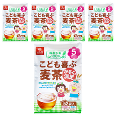 Hakubaku 麥茶包, 日本國產大麥100%, 清香甘醇, 冷熱皆宜, 即沖即飲, 8g, 52包, 5袋