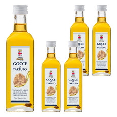 TARTUFI Morra 阿爾巴松露世家 松露橄欖油 白松露風味 55ml 義大利原裝進口, 5瓶