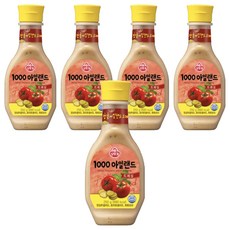오뚜기 1000 아일랜드 드레싱, 250g, 5개
