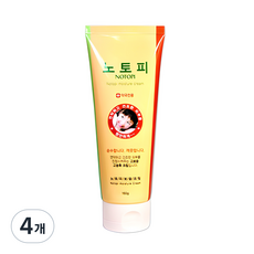 노토피 보습 크림, 160g, 4개