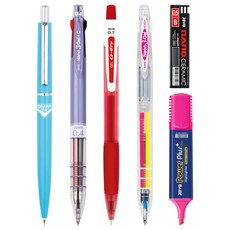 JAVAPEN Phoenix 文具6件組, 天藍色, 1套