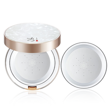 Sooryehan 秀雅韓 晶燦紫斷金屬氣墊粉底 15g+替換蕊 15g組, 23號, 1組