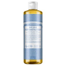 닥터브로너스 베이비 마일드 페이스 앤 바디 퓨어 캐스틸 솝 바디워시, 475ml, 1개