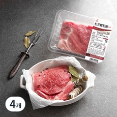 도드람한돈 1등급 앞다리 보쌈용 (냉장), 500g, 4개