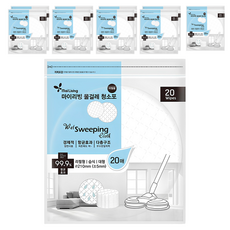 Mai Living 圓形拋棄式濕拖巾, 10個