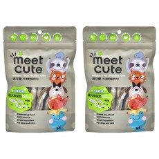 meet cute 遇可愛 凍乾原肉 陽光柳葉魚 100%天然 單一成分 40g 狗和貓適用, 2包