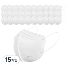 위가드 블라블라 황사방역 마스크 초등학생용 KF94, 10개, 15개입, 흰색