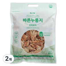 편식공장 바른누룽지 우리보리, 800g, 2개