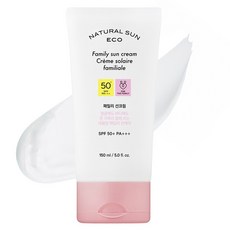 내추럴 선 에코 패밀리 선크림 SPF50+ PA+++, 150ml, 1개