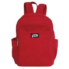 iOON 帆布青少年後背包, 紅