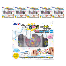AMOS 阿摩司 i-SLIME DIY 迷你套組, 透明, 6套