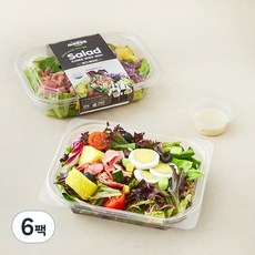 All바른농장 에그 베이컨 생과일 샐러드, 230g, 6팩