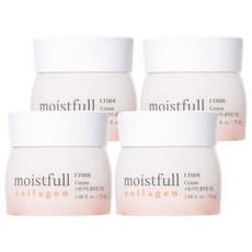 에뛰드 New 수분가득 콜라겐 크림, 75ml, 4개