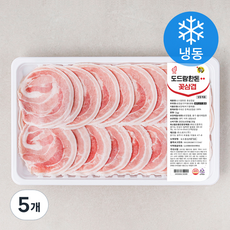 도드람한돈 꽃삼겹살 구이용 (냉동), 1kg, 5개
