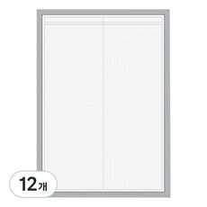 Makit Mono 格線筆記本 B5, 灰色, 12個, 50張