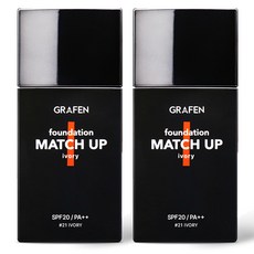 GRAFEN 男士粉底液 40ml, 21 Ivory, 2瓶