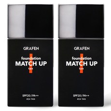 GRAFEN 男士粉底液 40ml, 25 Tan, 2瓶