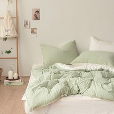 shez Home 奶昔系列 可水洗棉被+保潔墊+枕套組