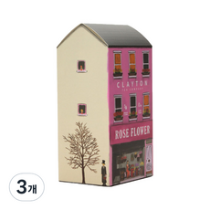 클레이튼티 빌리지 로즈플라워 티백차, 1g, 10개입, 3개